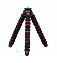 Esnek Tripod, Octopus Tripod, Ahtapot Tripod 25cm (Siyah-Kırmızı)
