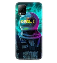 Infinix Hot 10 Uyumlu Play Kılıf Resimli Desenli Silikon Platinium Series Space 1854