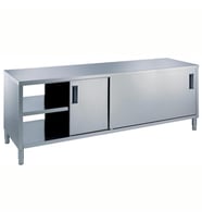 Electrolux Professional Pass-through Dolaplı Çalışma Tezgahı, 1 Raflı Ve 4 Kayar Kapılı, 1800mm MTND1800PN