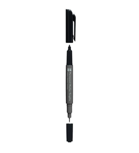 Marabu Graphix Permanent Marker Çift Uçlu Siyah