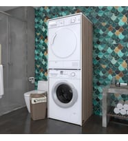 Kenzlife çamaşır-kurutma makinesi dolabı zakhar crd 180*70*60 banyo kapaksız arkalıksız (Karışık)