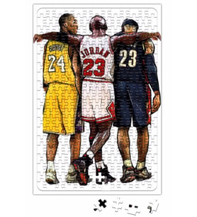 Jordan Kobe James Puzzle 240 Parça Yapboz