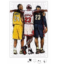 Jordan Kobe James Puzzle 240 Parça Yapboz