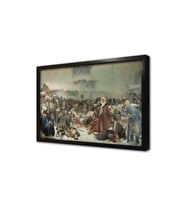 Novgorod Katliamı Çerçeveli Mdf Tablo