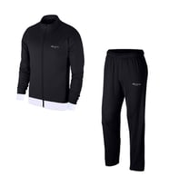 Erkek Siyah Günlük Sporcu Eşofman Takımı S-3XL beyaz kemer - M4
