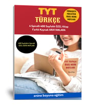 2025 TYT Türkçe Hazırlık Kitap Seti (400 Sayfalık 4 Spiralli Kitap)