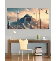 Kanvas Tablo Güneşin Altında Ayasofya