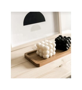 Dekoratif Bubble 2li Set Kokulu Mum