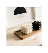 Dekoratif Bubble 2li Set Kokulu Mum