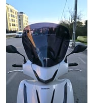 MOTOCAM Honda SH 125 Ön Cam 2024-2026 Model 41cm Siyah Renkli 4mm APARATSIZ