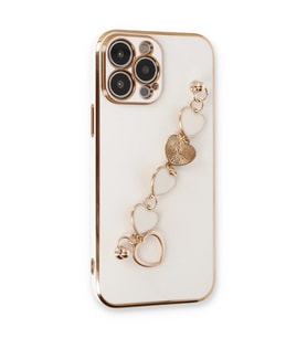 Apple İphone 14 Pro Kılıf Esila Silikon - Beyaz