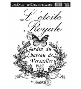 Cadence Home Decor Transfer 25x35 cm. HDT-041 