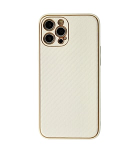 İphone 12 Pro Kılıf Coco Karbon Silikon - Beyaz