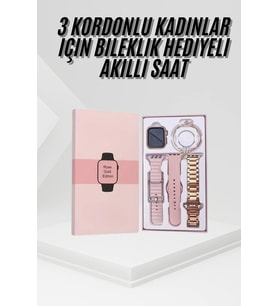 Northcity Yeni Nesil Kadın Akıllı Saat Rose Gold - Android ve iOS Uyumlu, Şık Tasarım ve Kordon Çeşidi
