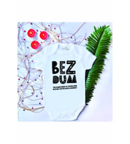 Unisex Bebek Baskılı Bezdum %100 Pamuklu Çıtçıtlı Body