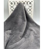 DÜZ TOSCANA PELUŞ KUMAŞ (Koyu Gri)