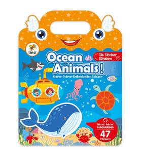 LİNO TEKRAR TEKRAR KULLANILABİLEN İLK STİCKER KİTABIM OCEAN ANIMALS