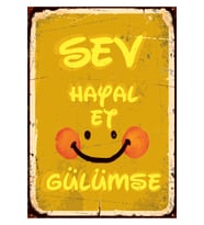 Ahşap MDF Poster (27x18cm)