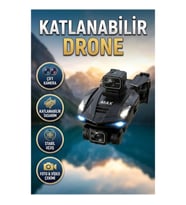 Çift Kameralı Katlanabilir Drone – Havadan Fotoğraf ve Video Çekimi