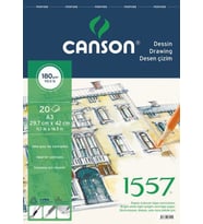 Canson 1557 Dessin Resim Ve Çizim Blok 180 gr. Spiralli A3 20 Sayfa 