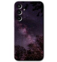 Galaxy S23 FE Kılıf HD Desen Baskılı Arka Kapak - Gece Galaksi