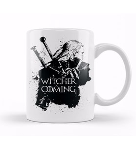 Witcher  is Coming  Kupa Bardak Porselen