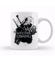 Witcher  is Coming  Kupa Bardak Porselen