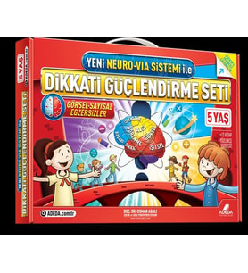 Dikkati Güçlendirme Seti Anasınıfı – 5 Yaş- Neuro-Via