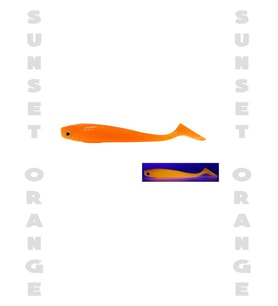 Fujin Duck Tail 9 cm Silikon Balık Sunset Orange