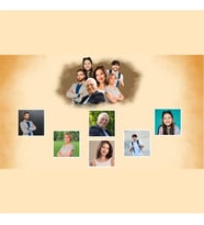Fotoğraf Birleştirme (10 Kişi) ÇERÇEVELİ