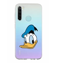 Xiaomi Redmi Note 8 Uyumlu Kapak Donald Duck Tasarımlı Şeffaf Silikon Kılıf