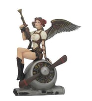 WISE Veronese Serisi-WISE PERVANE MOTORUNDA OTURAN KADIN SAVAŞÇI-21*19*16 CM.