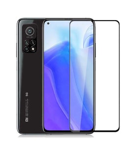 Xiaomi Mi 10T 5G Ekran Koruyucu Full Tam Kaplayan Kavisli HD Esnek Film (Siyah)