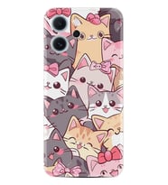 Oppo Reno 14F Kılıf Boutique Baskılı Resimli Harika Kediler Pcode -077