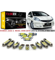 Honda Jazz LED İç Aydınlatma Ampul Seti FEMEX Parlak Beyaz