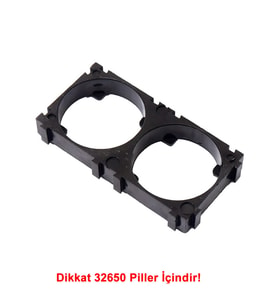 32650 2li Pil Tutucu Birleştirici 32700 Lityum Lion Lipo Batarya Pil Yuvası