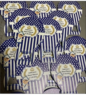 Kişiye Özel Baby Shower Bebek İçin Hediyelik Magnet Hediye Balon Açacak 20 adet
