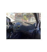 2013-2020 Modellerine Uygun Ford Connect Torpido Koruma Halısı Siyah Kenar Renk Siyah