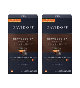 Davidoff Nespresso Uyumlu Kapsül Kahve Espresso 57  2 x 10 adet