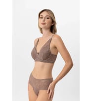 Pierre Cardin Boş Kap Toparlayıcı Sütyen Takım (KAHVE)