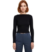 Stil Kadın Fitted Vücuda Oturan Fitilli Esnek Bluz Regular Örme Slim Kalıp Düşük Kol