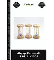 Özel Üretim Dekoratif Zaman Ölçer Masa Üstü Hediyelik Retro Ahşap Kumsaati 5 Dk Alk2506