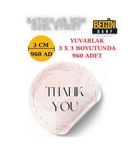 3 CM 4 CM 5 CM 6 CM SATICILARA FİRMALARA ÖZEL KENDİNDEN YAPIŞKANLI ETİKET YUVARLAK 001