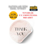 3 CM 4 CM 5 CM 6 CM SATICILARA FİRMALARA ÖZEL KENDİNDEN YAPIŞKANLI ETİKET YUVARLAK 001