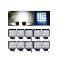 10 Adet 16 Led Off Road Sis Fari Sis Lambasi Çalisma Lambasi Projektör