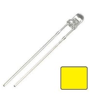 LED 3mm Sarı Şeffaf 10 adet