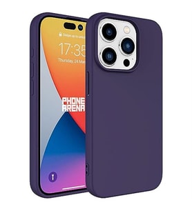 Coverzone Apple iPhone 15 Pro ?le Uyumlu K?l?f Z-Mara Lansman Vieri Tam Koruma Arka Kapak Kamera Koruma �?k?nt?l? P�r�zs�z Y�zey Mor