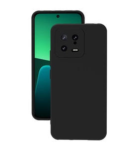 Xiaomi 13 Kılıf Kamera Korumalı Silikon Rubber Arka Kapak (Siyah)