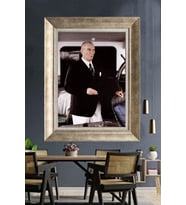 Gümüş Çerçeveli Atatürk Tablo za433