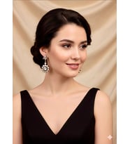 Zirkon Taşlı Küpe 925 Ayar Gümüş